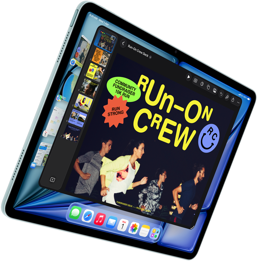 Blue iPad Air